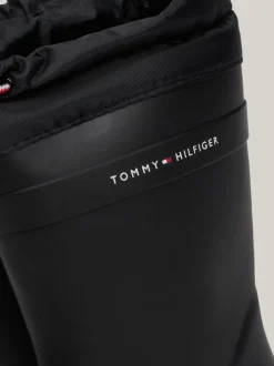 Obuwie I Akcesoria|Obuwie I Akcesoria*Tommy Hilfiger Kalosze Z Troczkami I Logo BLACK