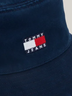 Czapki I Szaliki*Tommy Hilfiger Kapelusz Rybacki Heritage Z Logo DARK NIGHT NAVY