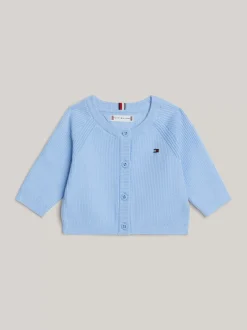 Dziewczynki|Chłopcy*Tommy Hilfiger Kardigan Essential Z Rękawami 3/4 VESSEL BLUE