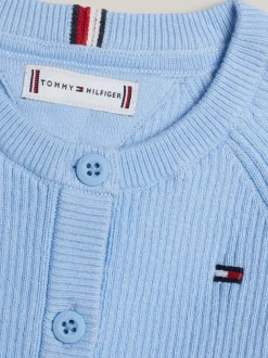 Dziewczynki|Chłopcy*Tommy Hilfiger Kardigan Essential Z Rękawami 3/4 VESSEL BLUE