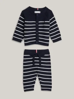 Dziewczynki|Chłopcy*Tommy Hilfiger Kardigan I Joggery W Opakowaniu Podarunkowym DESERT SKY STRIPE