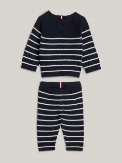 Dziewczynki|Chłopcy*Tommy Hilfiger Kardigan I Joggery W Opakowaniu Podarunkowym DESERT SKY STRIPE