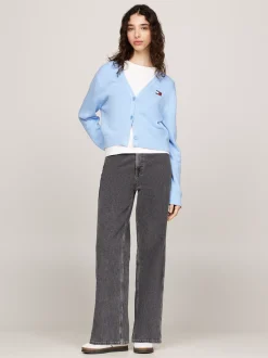 Kardigany|Dzianina*Tommy Hilfiger Kardigan O Pudełkowym Kroju VESSEL BLUE