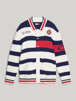 Kardigany|Dzianina*Tommy Hilfiger Kardigan Rugby Tommy X Mercedes F1 X CR YALE NAVY