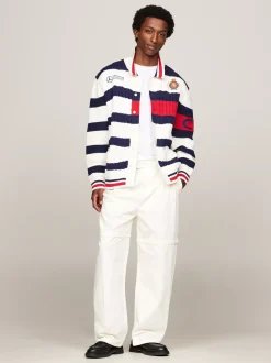 Kardigany|Dzianina*Tommy Hilfiger Kardigan Rugby Tommy X Mercedes F1 X CR YALE NAVY