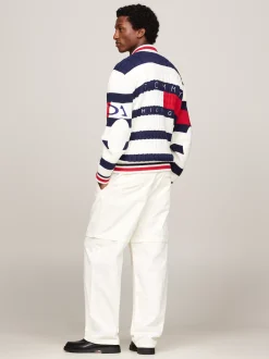 Kardigany|Dzianina*Tommy Hilfiger Kardigan Rugby Tommy X Mercedes F1 X CR YALE NAVY