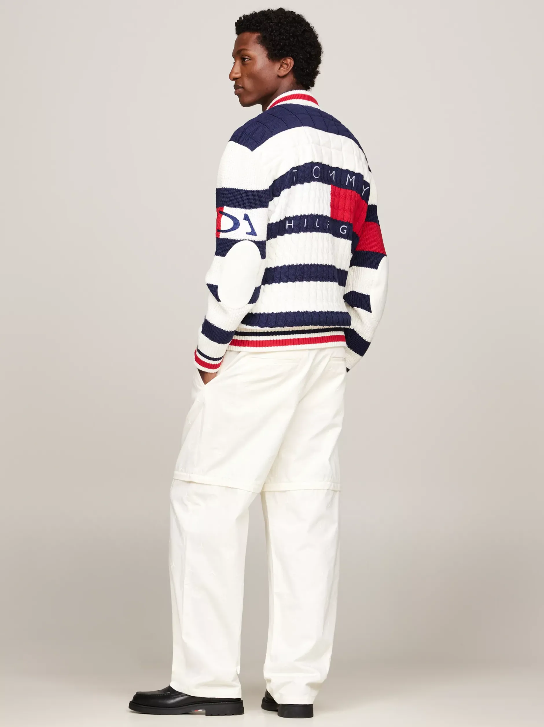 Kardigany|Dzianina*Tommy Hilfiger Kardigan Rugby Tommy X Mercedes F1 X CR YALE NAVY