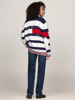 Kardigany|Dzianina*Tommy Hilfiger Kardigan Rugby Tommy X Mercedes F1 X CR YALE NAVY