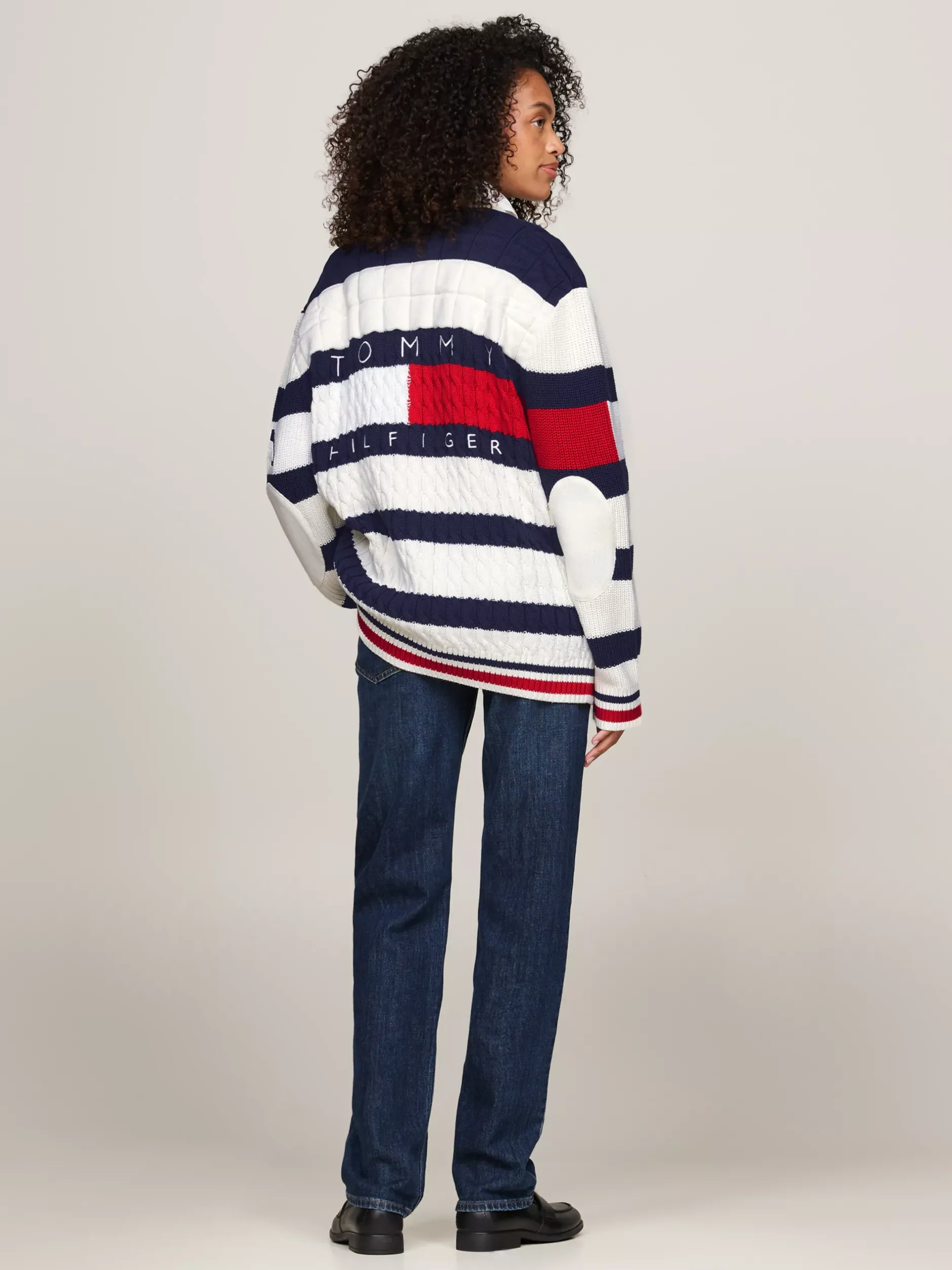 Kardigany|Dzianina*Tommy Hilfiger Kardigan Rugby Tommy X Mercedes F1 X CR YALE NAVY