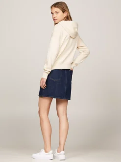 Kardigany|Dzianina*Tommy Hilfiger Kardigan Z Kapturem I Zapięciem Na Zamek CLASSIC BEIGE
