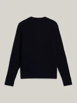 Swetry Z Okrągłym Dekoltem|Swetry*Tommy Hilfiger Kardigan Z Okrągłym Dekoltem Adaptive DESERT SKY