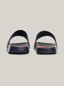 Obuwie I Akcesoria*Tommy Hilfiger Klapki Basenowe Z Logo I Paskami BLUE/WHITE/RED