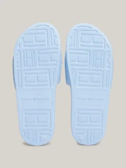 Sandały*Tommy Hilfiger Klapki Kąpielowe Z Monogramem TH VESSEL BLUE