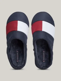 Buty Casual*Tommy Hilfiger Klapki Z Blokami Kolorów DESERT SKY