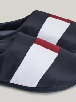 Buty Casual*Tommy Hilfiger Klapki Z Blokami Kolorów DESERT SKY