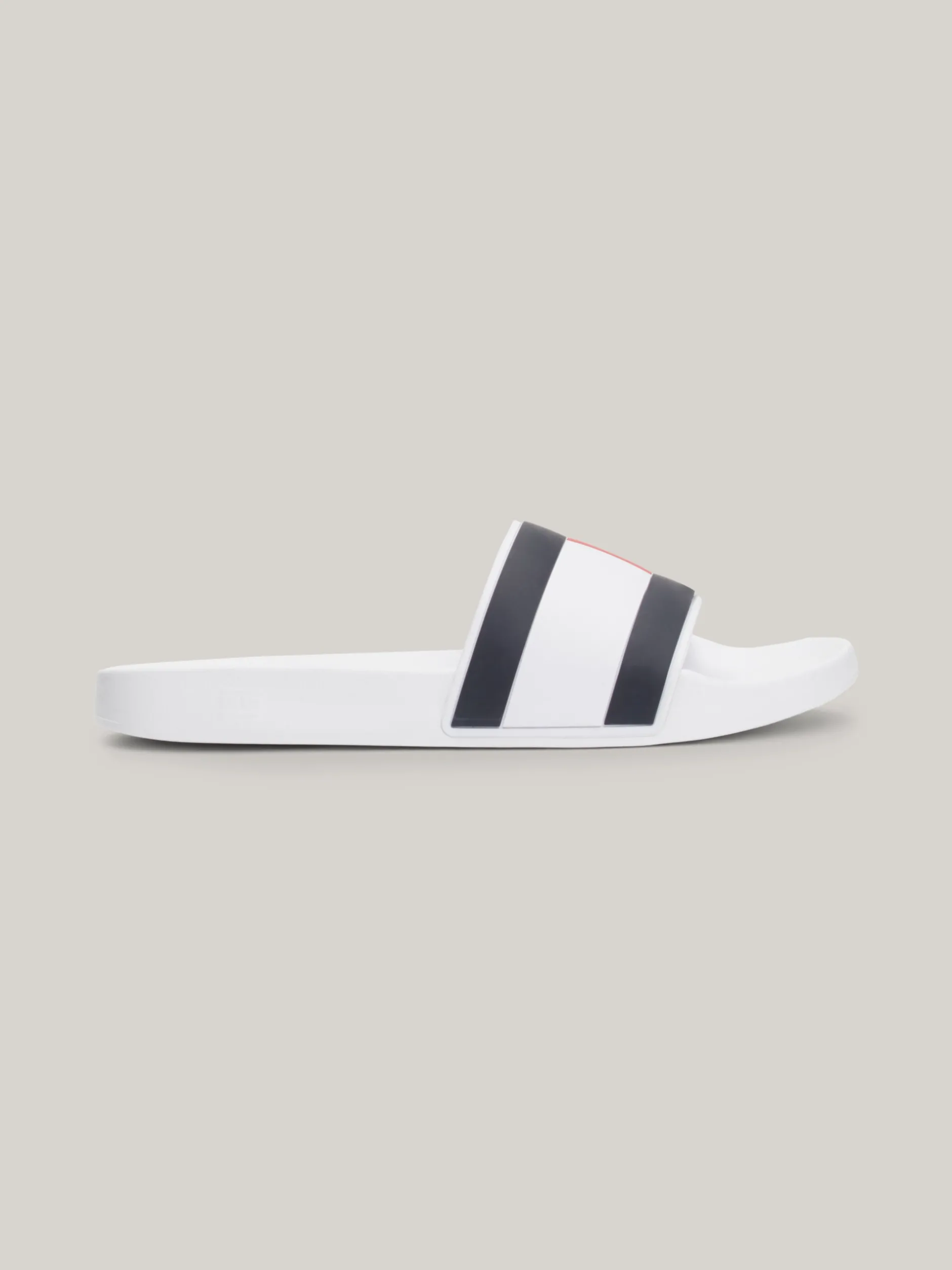 Sandały I Japonki*Tommy Hilfiger Klapki Z Flagą WHITE