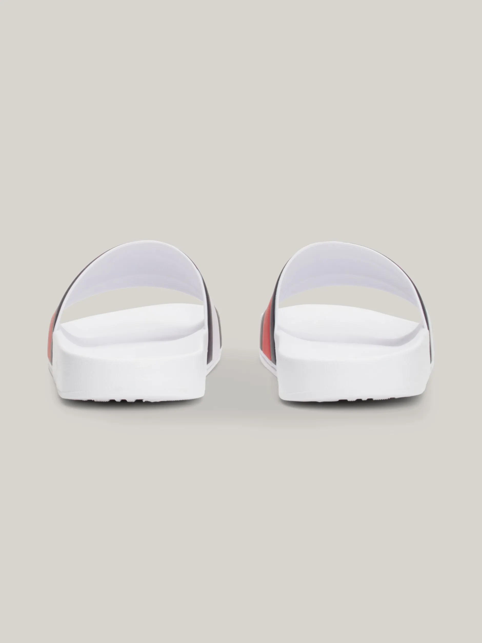 Sandały I Japonki*Tommy Hilfiger Klapki Z Flagą WHITE