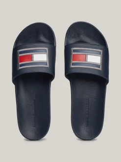 Sandały I Japonki*Tommy Hilfiger Klapki Z Ozdobną Aplikacją DESERT SKY