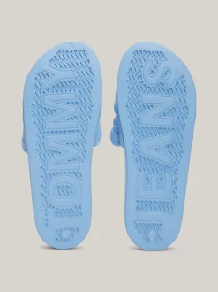 Sandały*Tommy Hilfiger Klapki Z Plecionym Paskiem WESTSIDE BLUE
