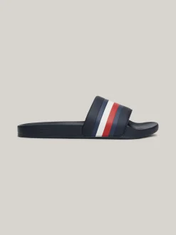 Sandały I Japonki*Tommy Hilfiger Klapki Z Sygnowaną Wstawką DESERT SKY