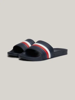 Sandały I Japonki*Tommy Hilfiger Klapki Z Sygnowaną Wstawką DESERT SKY