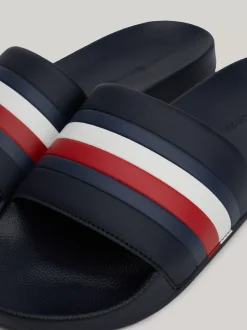 Sandały I Japonki*Tommy Hilfiger Klapki Z Sygnowaną Wstawką DESERT SKY