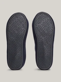 Buty Casual*Tommy Hilfiger Klapki Z Wyhaftowaną Flagą DESERT SKY