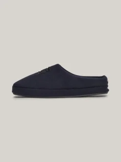 Buty Casual*Tommy Hilfiger Klapki Z Wyhaftowaną Flagą DESERT SKY