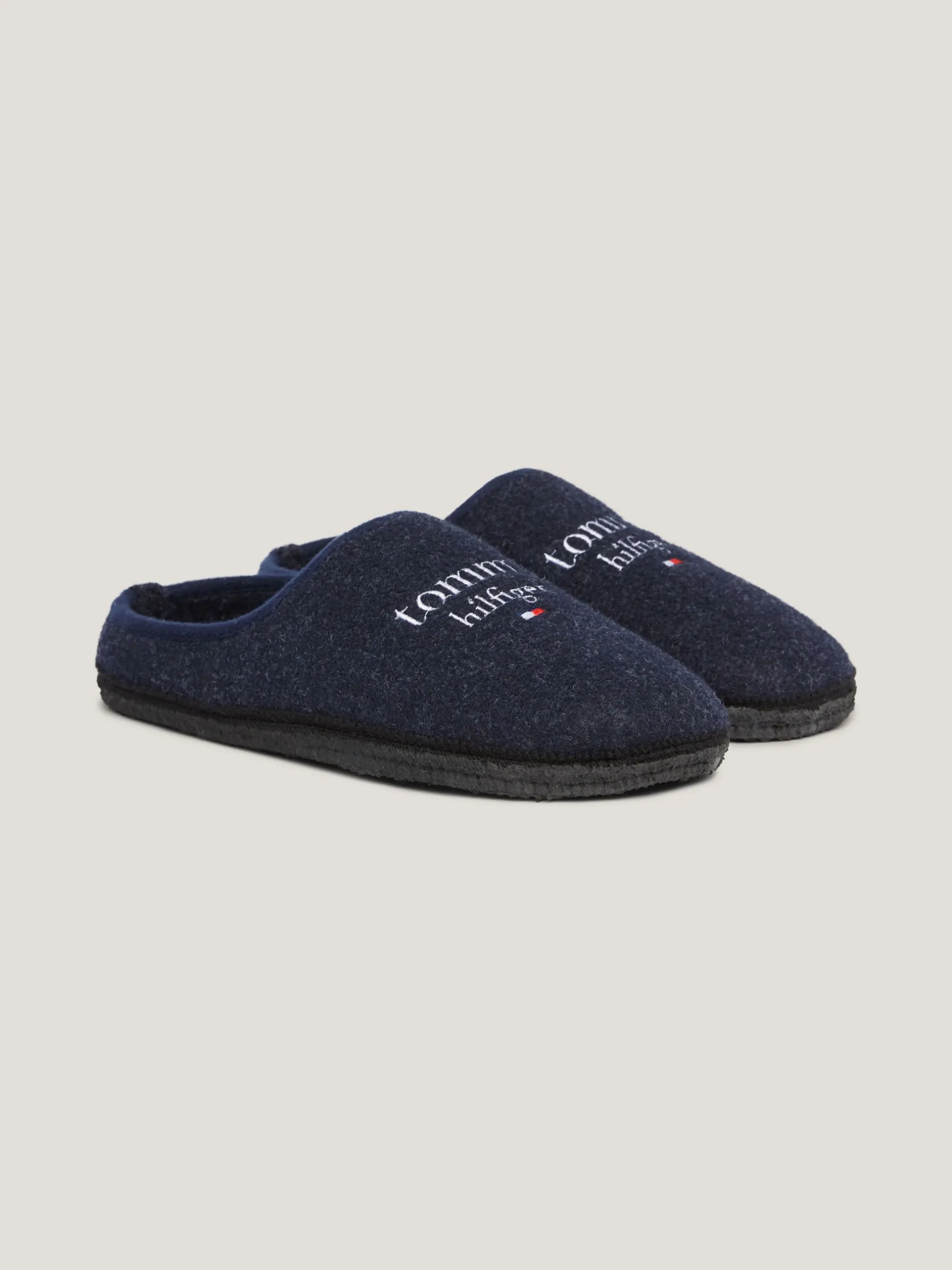 Obuwie I Akcesoria*Tommy Hilfiger Klapki Z Wyhaftowanym Logo BLUE