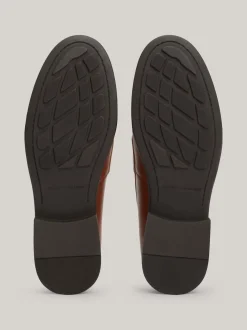Mokasyny & Loafers|Płaskie Buty*Tommy Hilfiger Klasyczne Skórzane Mokasyny Z Flagą BROWN SUEDE