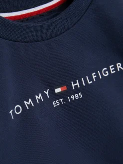 Dziewczynki|Chłopcy*Tommy Hilfiger Komplet Essential Z Logo: Bluza I Joggery TWILIGHT NAVY