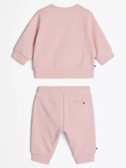 Dziewczynki|Chłopcy*Tommy Hilfiger Komplet Z Bluzą I Joggerami Z Logo SOFT ROSE