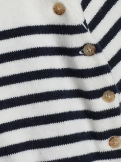 Dziewczynki|Chłopcy*Tommy Hilfiger Komplet Ze Swetrem W Paski I Spodniami Z Dzianiny DESERT SKY
