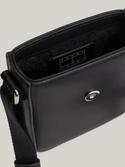 Portfele & Breloczki Do Kluczy*Tommy Hilfiger Kopertówka Na Telefon City Z Metalowym Logo BLACK