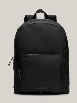 Plecaki*Tommy Hilfiger Kopułowy Plecak Z Logo Hilfiger Monotype BLACK