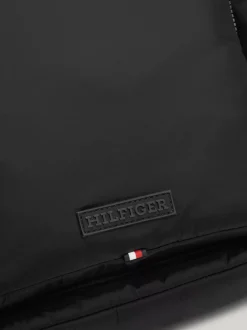 Plecaki*Tommy Hilfiger Kopułowy Plecak Z Logo Hilfiger Monotype BLACK
