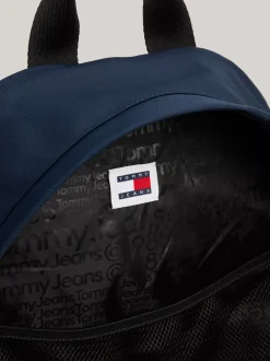 Plecaki*Tommy Hilfiger Kopułowy Plecak Z Naszywką Essential DARK NIGHT NAVY