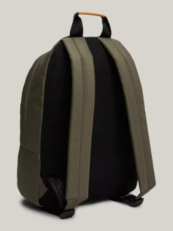 Plecaki*Tommy Hilfiger Kopułowy Plecak Z Naszywką Essential PEWTER GREEN