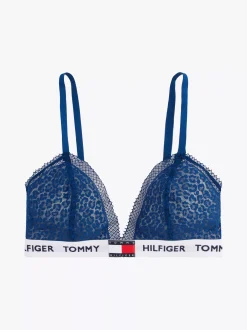 Biustonosze|Bielizna*Tommy Hilfiger Koronkowy Biustonosz TH Heritage DEEP INDIGO