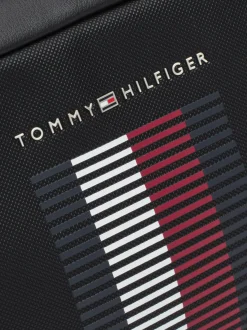 Kosmetyczki*Tommy Hilfiger Kosmetyczka Z Fakturą Piki BLACK