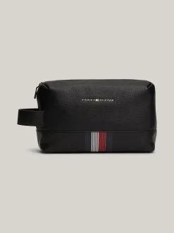 Kosmetyczki*Tommy Hilfiger Kosmetyczka Z Metalowym Logo BLACK