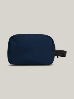 Kosmetyczki*Tommy Hilfiger Kosmetyczka Z Naszywką Essential DARK NIGHT NAVY