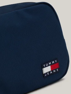 Kosmetyczki*Tommy Hilfiger Kosmetyczka Z Naszywką Essential DARK NIGHT NAVY