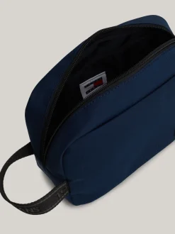 Kosmetyczki*Tommy Hilfiger Kosmetyczka Z Naszywką Essential DARK NIGHT NAVY