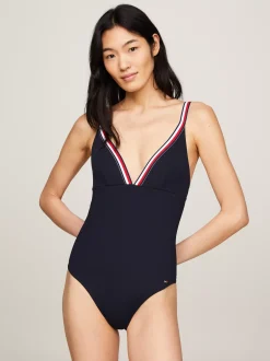 Stroje Kąpielowe*Tommy Hilfiger Kostium Kąpielowy Z Poduszkami DESERT SKY
