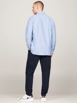 Koszule*Tommy Hilfiger Koszula Heritage Z Bawełny Oxford SHIRT BLUE