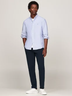 Koszule*Tommy Hilfiger Koszula Heritage Z Bawełny Oxford ROYAL BLUE
