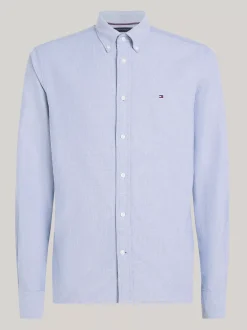 Koszule*Tommy Hilfiger Koszula Heritage Z Bawełny Oxford ROYAL BLUE