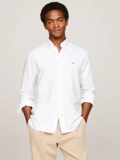Koszule*Tommy Hilfiger Koszula Heritage Z Bawełny Oxford OPTIC WHITE