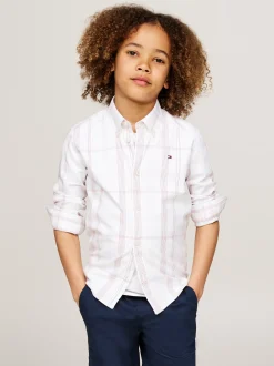 Koszule*Tommy Hilfiger Koszula O Regularnym Kroju W Szkocką Kratę RED CHECK